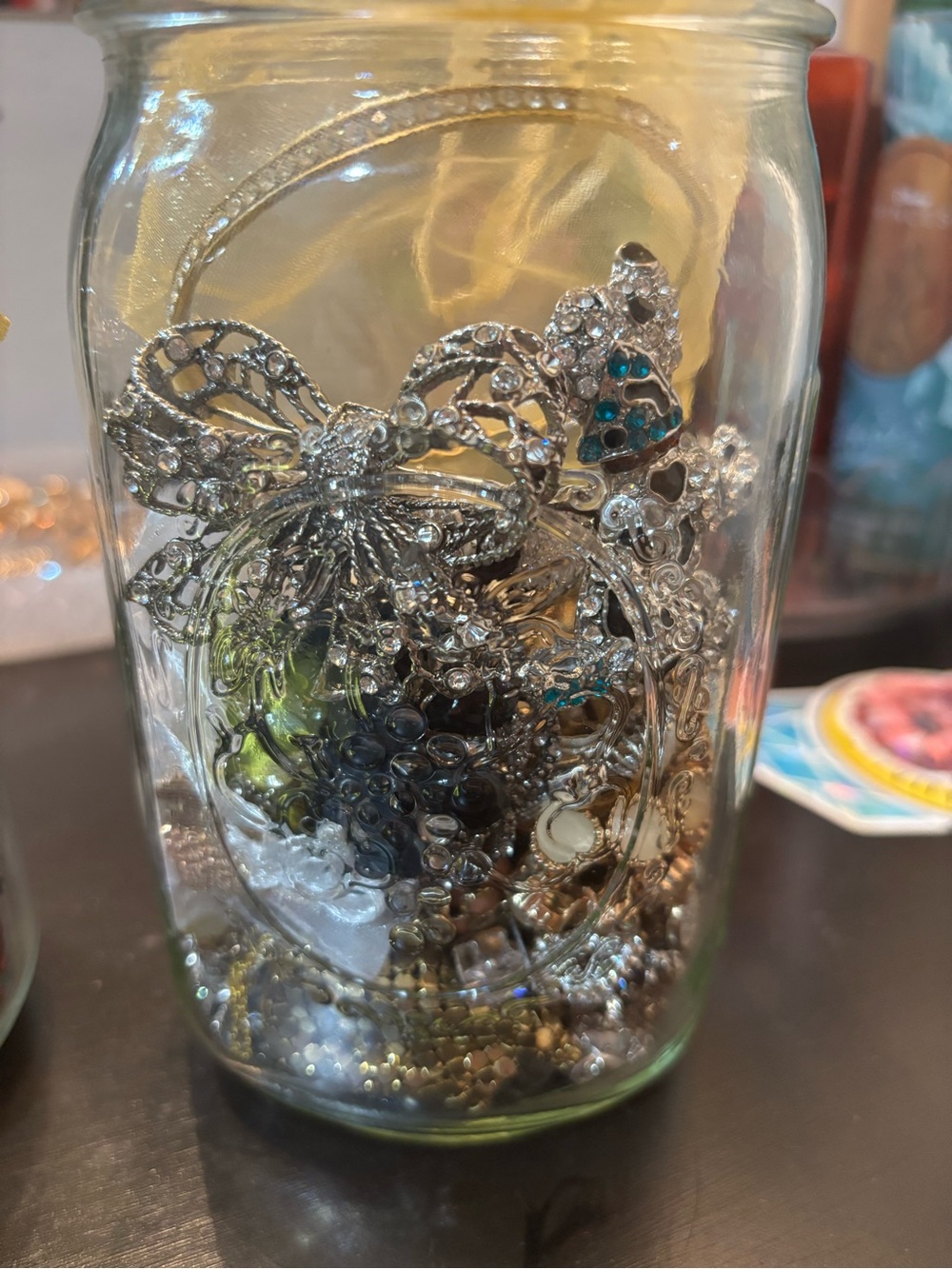Mystery jewelry jar blinged out!